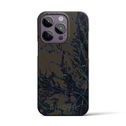 【塩谷（栃木県）】地図柄iPhoneケース（バックカバータイプ）