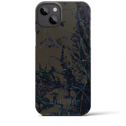 【塩谷（栃木県）】地図柄iPhoneケース（バックカバータイプ）