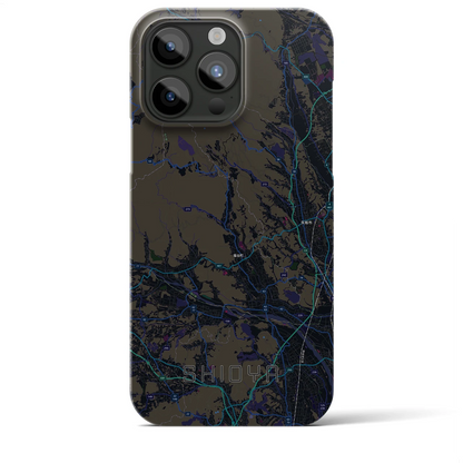 【塩谷（栃木県）】地図柄iPhoneケース（バックカバータイプ）