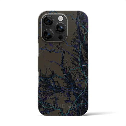 【塩谷（栃木県）】地図柄iPhoneケース（バックカバータイプ）