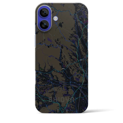 【塩谷（栃木県）】地図柄iPhoneケース（バックカバータイプ）