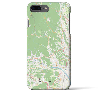 【塩谷（栃木県）】地図柄iPhoneケース（バックカバータイプ）