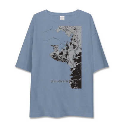 【白浜（和歌山県）】地図柄ビッグシルエットTシャツ
