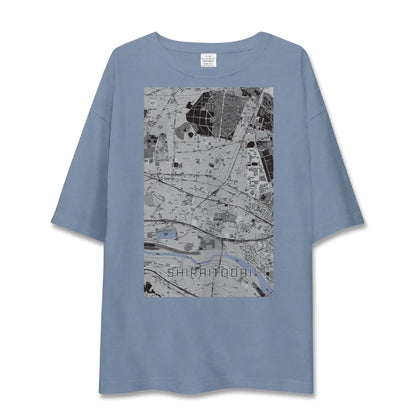 【白糸台（東京都）】地図柄ビッグシルエットTシャツ
