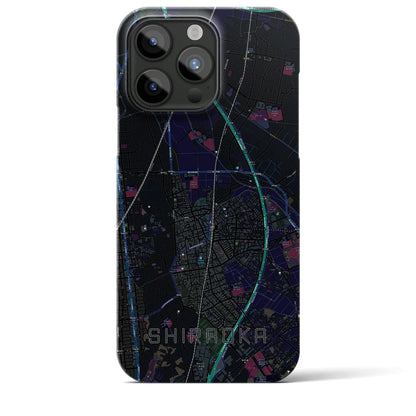 【白岡（埼玉県）】地図柄iPhoneケース（バックカバータイプ）