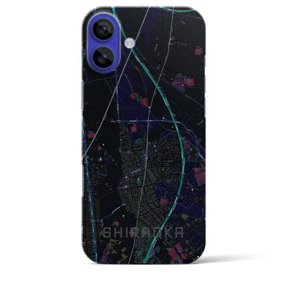 【白岡（埼玉県）】地図柄iPhoneケース（バックカバータイプ）