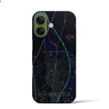 【白岡（埼玉県）】地図柄iPhoneケース（バックカバータイプ）