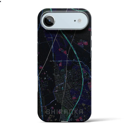 【白岡（埼玉県）】地図柄iPhoneケース（バックカバータイプ）