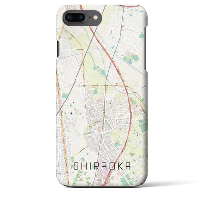 【白岡（埼玉県）】地図柄iPhoneケース（バックカバータイプ）