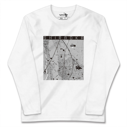 【白岡（埼玉県）】地図柄ロングスリーブTシャツ