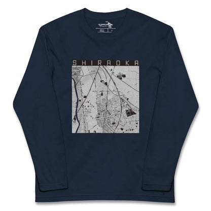 【白岡（埼玉県）】地図柄ロングスリーブTシャツ