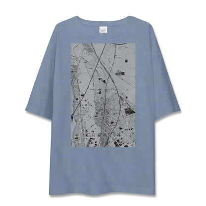 【白岡（埼玉県）】地図柄ビッグシルエットTシャツ