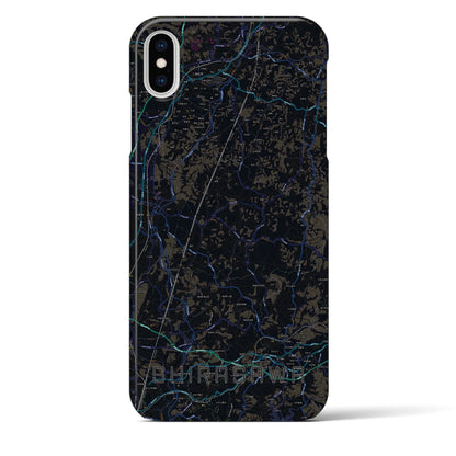 【白沢（福島県）】地図柄iPhoneケース（バックカバータイプ）