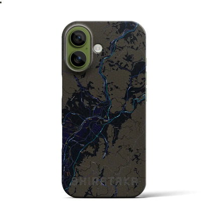 【白鷹（山形県）】地図柄iPhoneケース（バックカバータイプ）