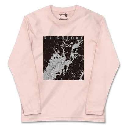 【白鷹（山形県）】地図柄ロングスリーブTシャツ