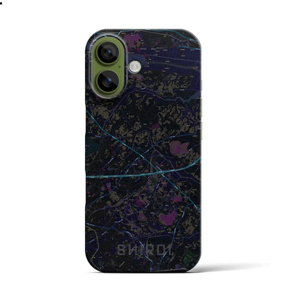 【白井（千葉県）】地図柄iPhoneケース（バックカバータイプ）