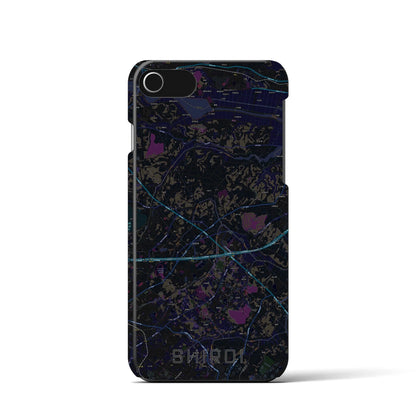 【白井（千葉県）】地図柄iPhoneケース（バックカバータイプ）