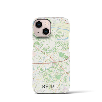 【白井（千葉県）】地図柄iPhoneケース（バックカバータイプ）