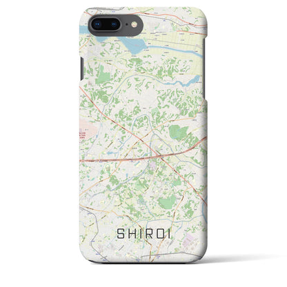 【白井（千葉県）】地図柄iPhoneケース（バックカバータイプ）