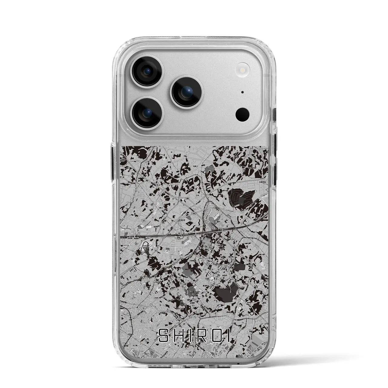 【白井（千葉県）】地図柄iPhoneケース（MagSafeタイプ）