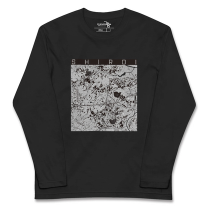 【白井（千葉県）】地図柄ロングスリーブTシャツ