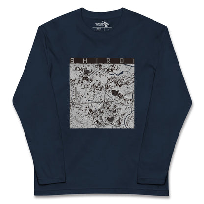 【白井（千葉県）】地図柄ロングスリーブTシャツ