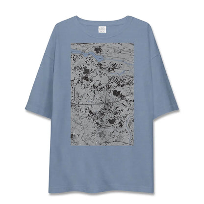 【白井（千葉県）】地図柄ビッグシルエットTシャツ