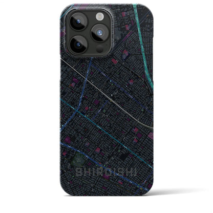 【白石（北海道）】地図柄iPhoneケース（バックカバータイプ）