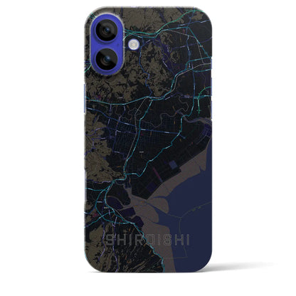 【白石（佐賀県）】地図柄iPhoneケース（バックカバータイプ）