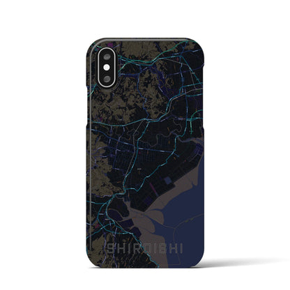 【白石（佐賀県）】地図柄iPhoneケース（バックカバータイプ）