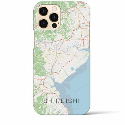 【白石（佐賀県）】地図柄iPhoneケース（バックカバータイプ）