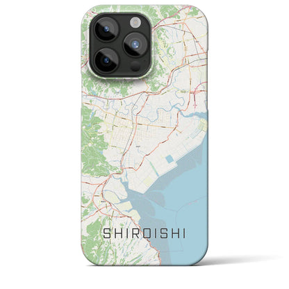 【白石（佐賀県）】地図柄iPhoneケース（バックカバータイプ）