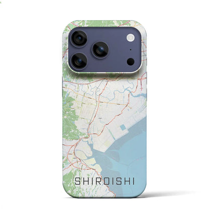 【白石（佐賀県）】地図柄iPhoneケース（バックカバータイプ）