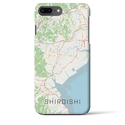 【白石（佐賀県）】地図柄iPhoneケース（バックカバータイプ）