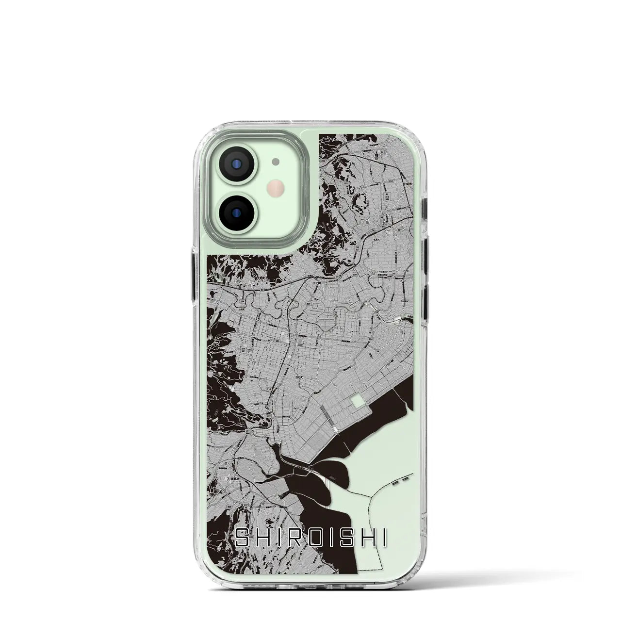 【白石（佐賀県）】地図柄iPhoneケース（MagSafeタイプ）