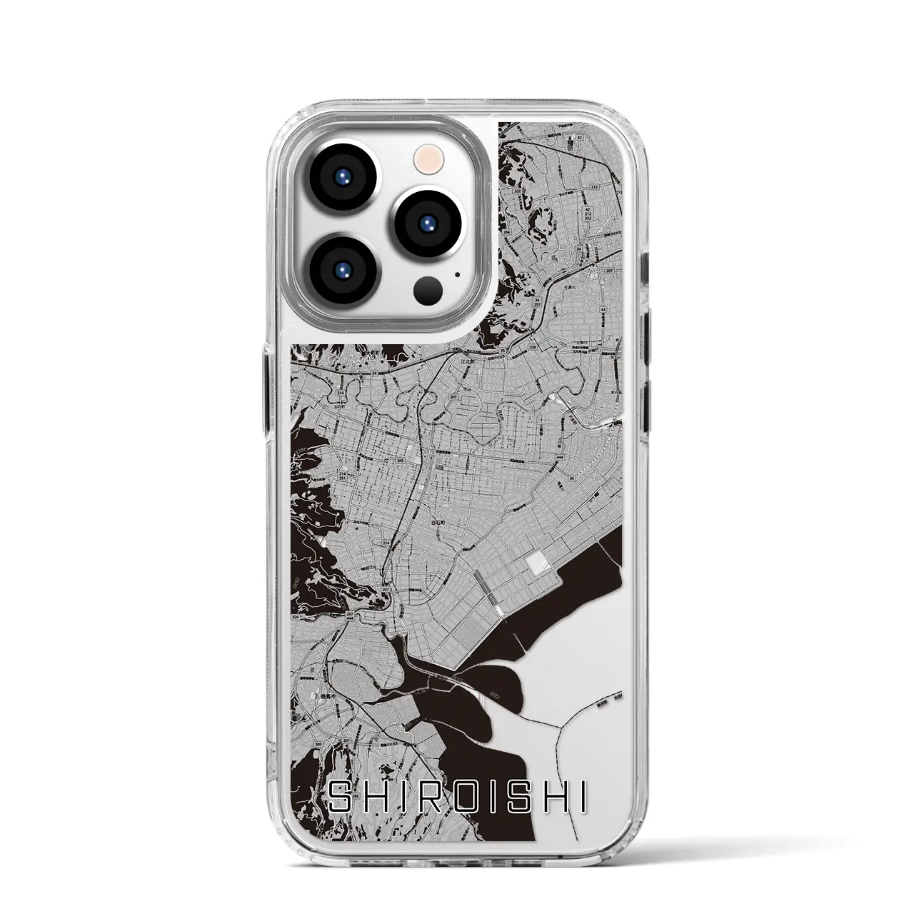 【白石（佐賀県）】地図柄iPhoneケース（MagSafeタイプ）
