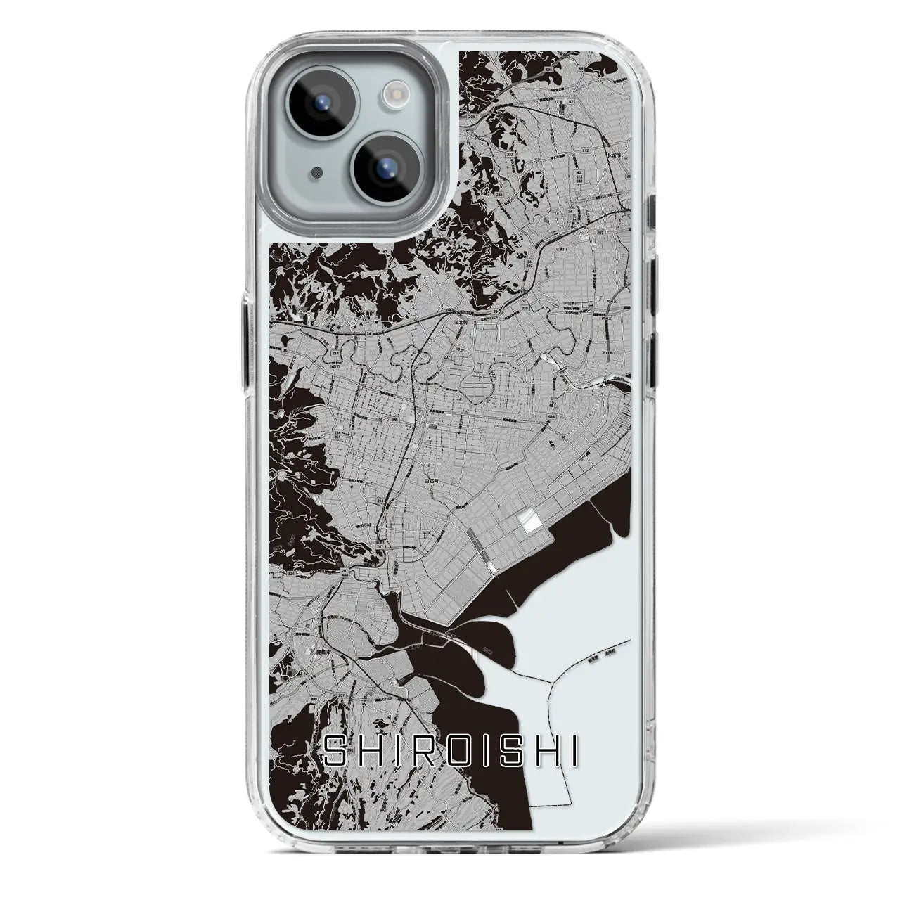 【白石（佐賀県）】地図柄iPhoneケース（MagSafeタイプ）