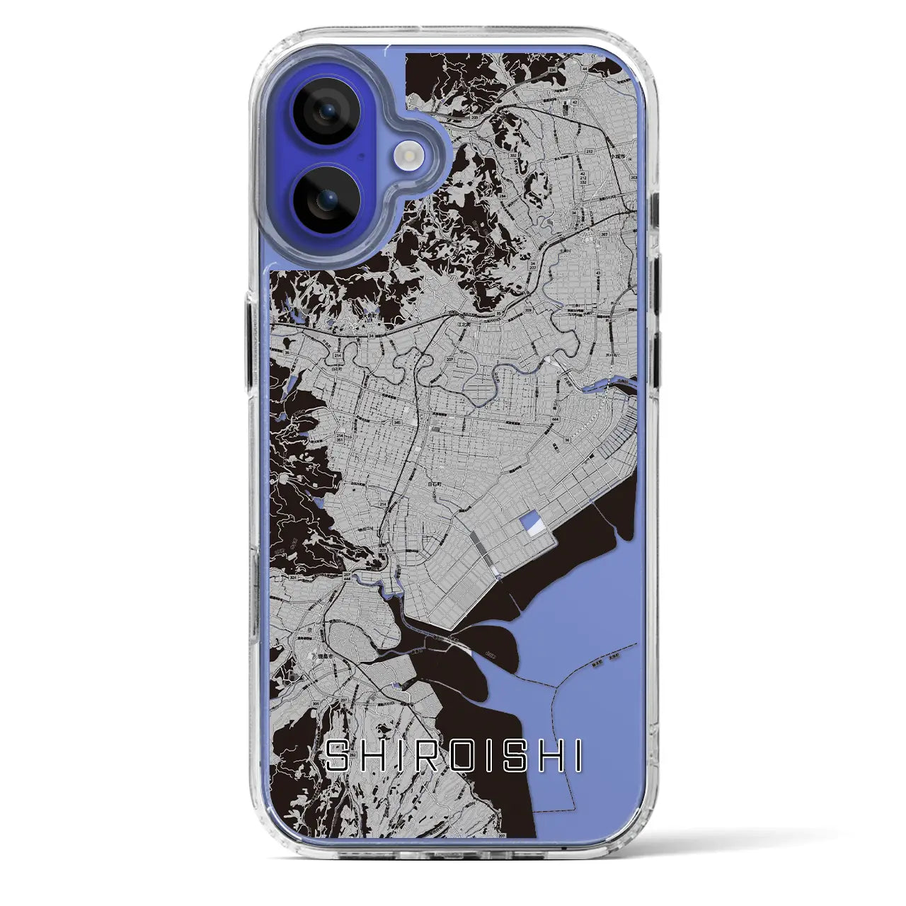 【白石（佐賀県）】地図柄iPhoneケース（MagSafeタイプ）