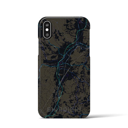 【白石（宮城県）】地図柄iPhoneケース（バックカバータイプ）