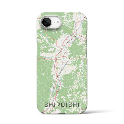 【白石（宮城県）】地図柄iPhoneケース（バックカバータイプ）