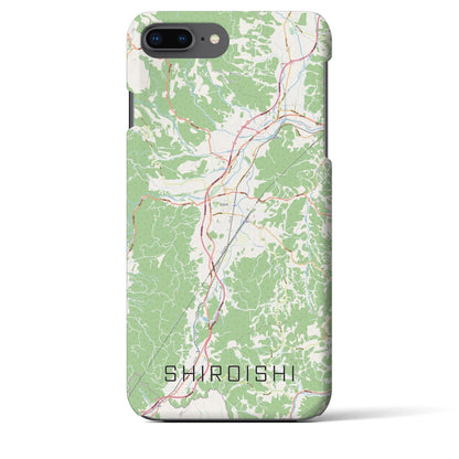 【白石（宮城県）】地図柄iPhoneケース（バックカバータイプ）