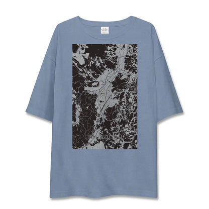【白石（宮城県）】地図柄ビッグシルエットTシャツ