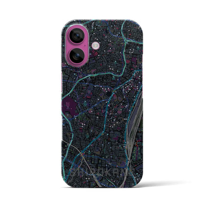 【白金（東京都）】地図柄iPhoneケース（バックカバータイプ）