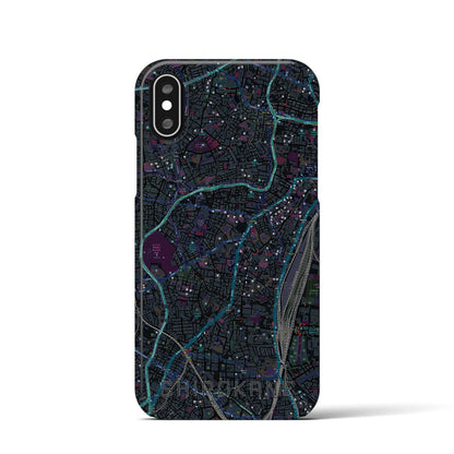 【白金（東京都）】地図柄iPhoneケース（バックカバータイプ）