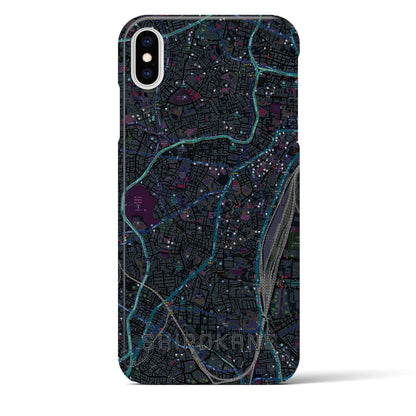 【白金（東京都）】地図柄iPhoneケース（バックカバータイプ）