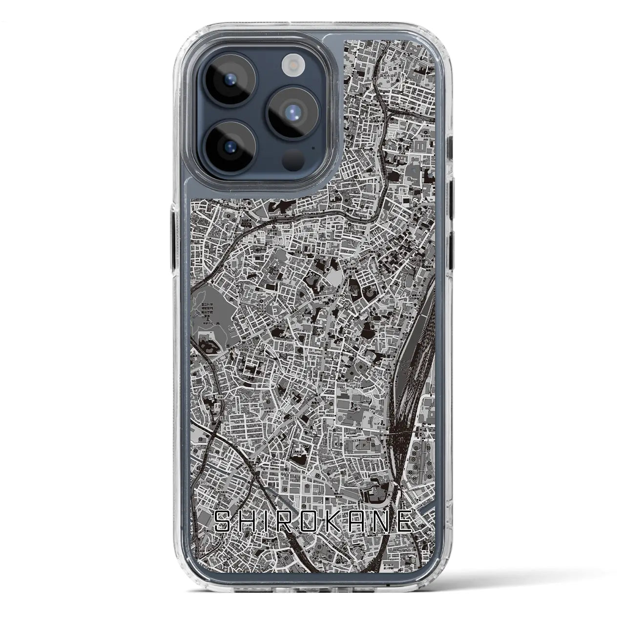 【白金（東京都）】地図柄iPhoneケース（MagSafeタイプ）