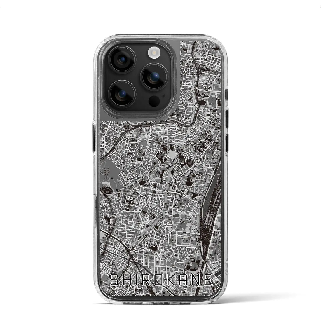 【白金（東京都）】地図柄iPhoneケース（MagSafeタイプ）
