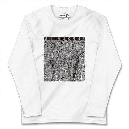 【白金（東京都）】地図柄ロングスリーブTシャツ