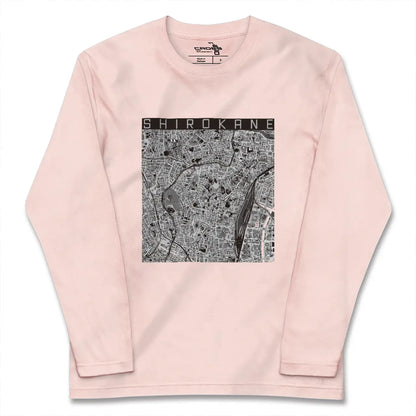 【白金（東京都）】地図柄ロングスリーブTシャツ