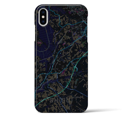 【酒々井（千葉県）】地図柄iPhoneケース（バックカバータイプ）